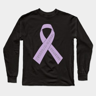 Testicular Cancer Awareness Ribbon Long Sleeve T-Shirt